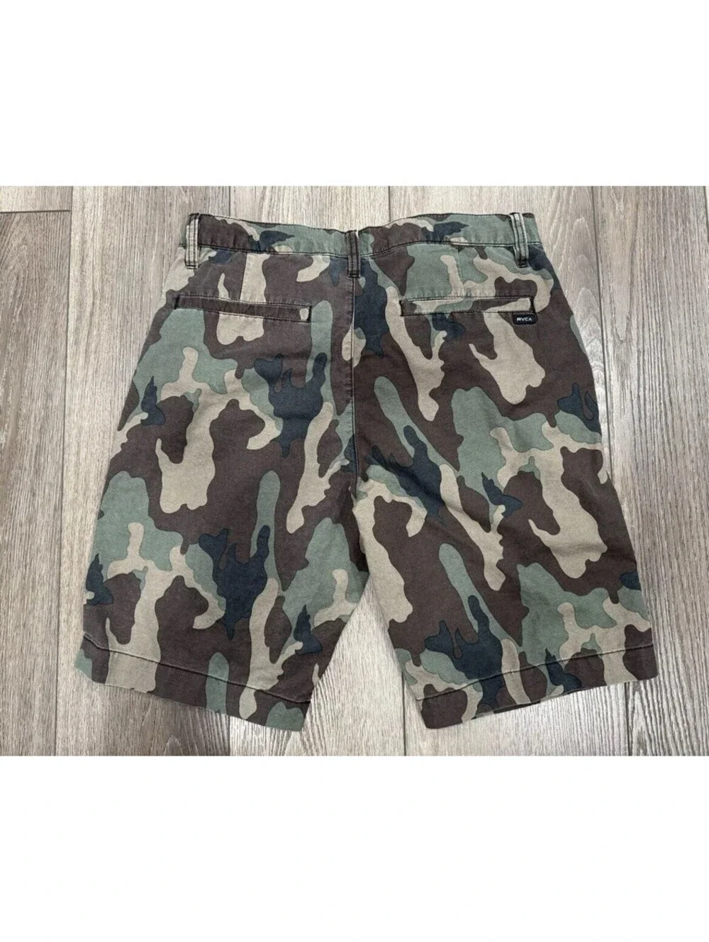 RVCA Camouflage Chino Shorts Men’s 30 Camo American Casual Skater